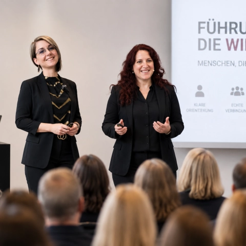 Martina Hochstöger u Edith Mazza präsentieren